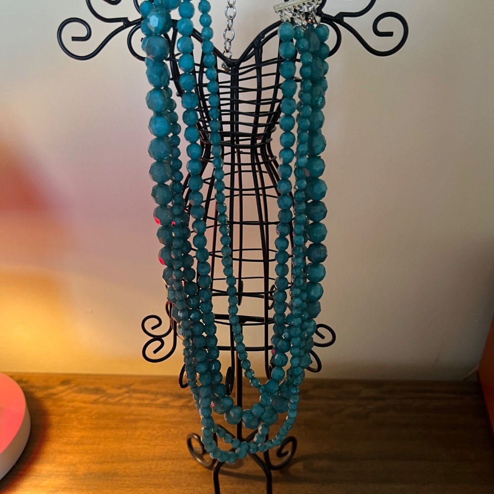 Multi Stand Beaded Necklace